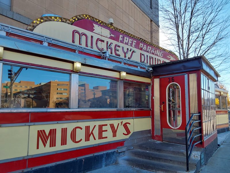 Mickey's Diner exterior